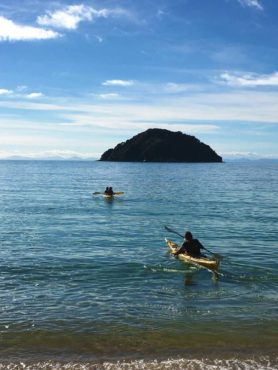 Kayakers headed to Tonga Island