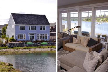 John Blanchard’s waterfront home at Miller Bay offers a variety of water-related activities, in addition to dinner.