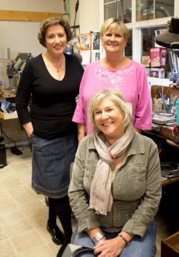 Goldsmiths L-R: Nanz Aalund, Jane Corey and Jennie Thomas