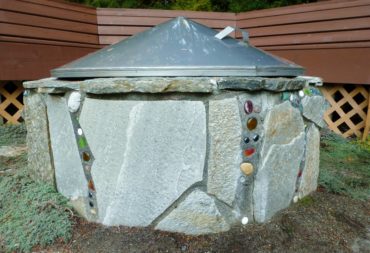 Colleen Miko’s fire pit is no ordinary circle of rocks. A little creativity can transform the mundane into a star.