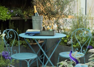 Designers create patio gardens at the Northwest Flower and Garden Show.