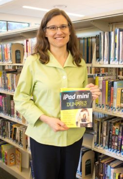 Tressa Johnson, adult services librarian at Bainbridge Island library says books are still a great way to become more tech-savvy — they're a great resource for learning your new device.