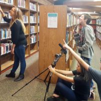 Digital movie making with iPad kits at the Bremerton Branch of Kitsap Regional Library (Photo courtesy Megan Burton)