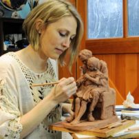 Internationally Known Sculptor Mardie Rees