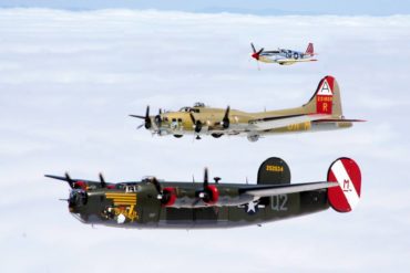 The B-24 Liberator, B-17 Flying Fortress and P-51 Mustang are among the aircraft that the Collings Foundation takes on tour. (Photo courtesy Collings Foundation)