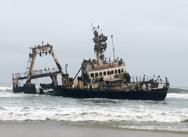 Skeleton Coast wreck of the Zelia India