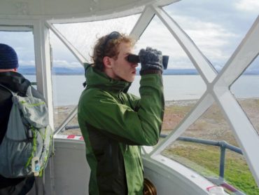 Like any Boy Scouts, Troop 220 makes camping a regular activity that takes the young men all around the state and sometimes beyond and there's always something fun planned, from hiking and biking to archery. Robert Quill takes in the view from the Lantern Room in the Dungeness Spit Lighthouse.