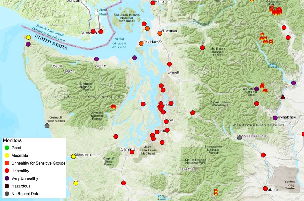 WSMAG.NET BLOG | Fire Smoke Stretches Across the Northwest — How to ...