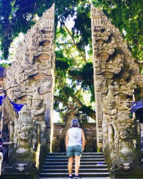 One of many temples in the Ubud area