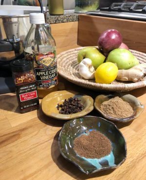 pear chutney ingredients