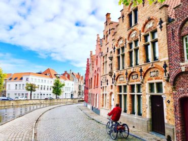 Old Town Brugge along the canal