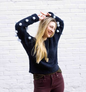 LightWorkers Pom-Pom Sweater