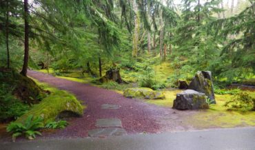 The entrance to the Moss Garden