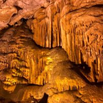 Stalagmite cave in Antiparos