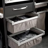 Engage deep closet drawers by Hafele