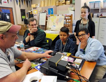 Kitsap County Amateur Radio Club members gave the opportunity to the public to talk worldwide on HAM radios at the WSSEF.