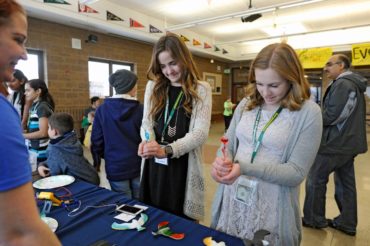 Taking a break and having fun — USS Turner Joy display at WSSEF