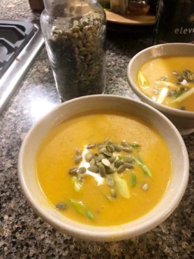 Thai Style Butternut Squash Soup