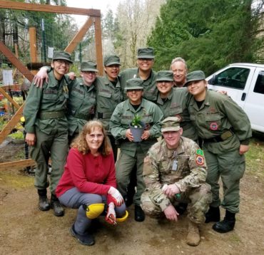 Washington Youth Academy volunteers