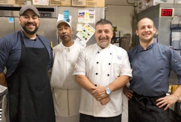 Left to right: Alex Marshall, George Jones, Michele Simone, Lorrenzo Torretta