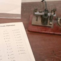 Telegraph and Morse code sheet