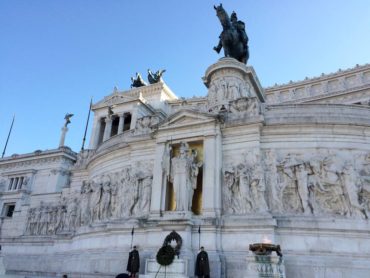 The Altar of the Fatherland, honoring Vittorio Emanuele II, first king of a united Italy