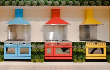 Appliances can provide a pop of color. (Photo courtesy A Kitchen That Works, LLC)