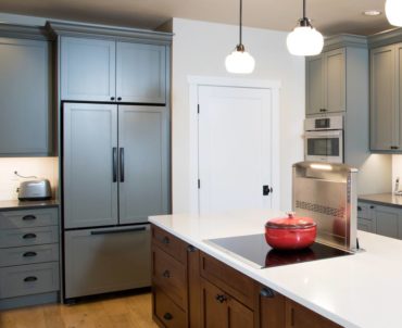 Panel-ready, French- door, counter-depth refrigerator (Photo courtesy A Kitchen That Works, LLC)