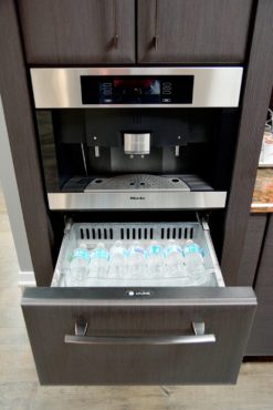 Panel-ready, under-counter refrigerator drawer (Photo courtesy Dura Supreme Cabinetry)