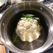 Swiss-Style Steamed Cauliflower