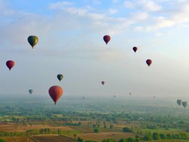 Balloons over Bagan