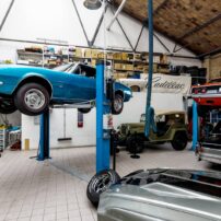 classic car garage