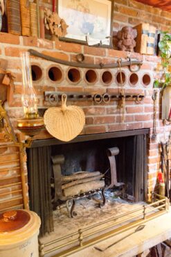 Mantle with Civil War sword