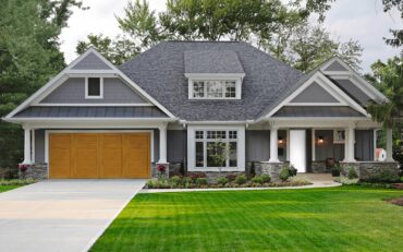 With the Door Imagination System app on Kitsap Garage Door’s website, you can upload a photo of your garage and see what various garage doors would look like on your home. (Photo courtesy Kitsap Garage Door)