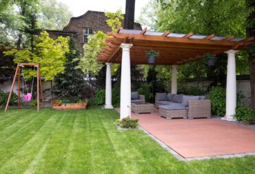 flourishing backyard spaces