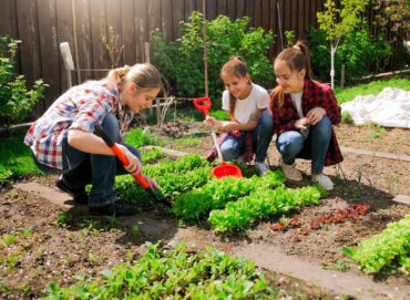 kids in the garden