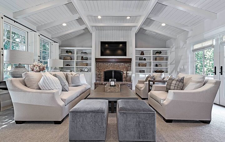 Comfortable and durable furniture with an inviting layout