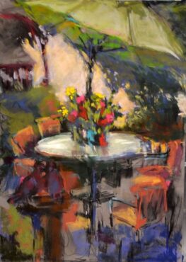 “Outdoor Cafe” by Donna Trent