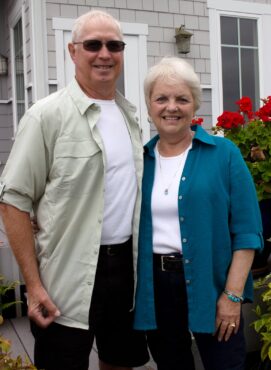 Chris Brinton and her husband, Don Thomsen