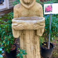 Saint Francis garden statue