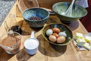 “Mis en place” — assemble all ingredients before beginning 