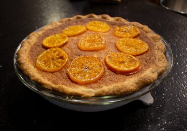 Citrus Sponge Pie