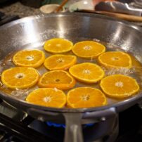 Place citrus slices in single layer in syrup.