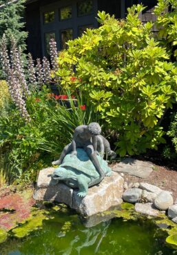 Pond at the Falls’ garden