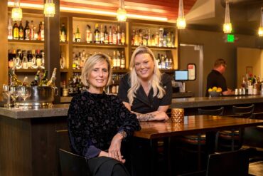 Yolanda Ferrer, general manager, with Susanna Turner, owner and executive chef