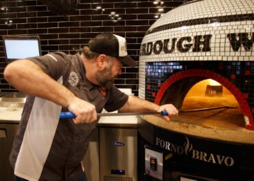 Will Grant and his pizza oven
