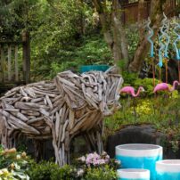 Sculpture, pottery, shrubs and art for the garden at Rosedale Gardens