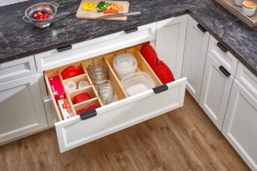 Deep-drawer organizers from Rev-a-Shelf