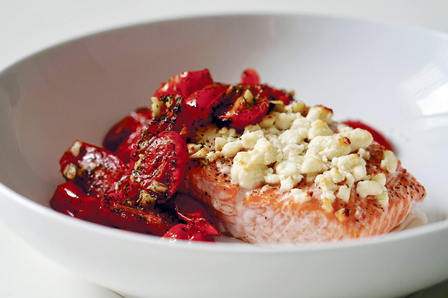 WSMAG.NET BLOG | Recipes for Feta Roasted Salmon and Tomatoes, 15