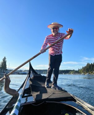 Gig Harbor Gondola - Owner and gondolier John “Cinque” Synco